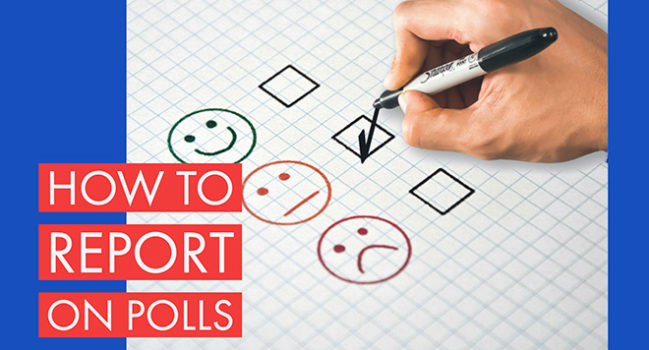 How to report on polls